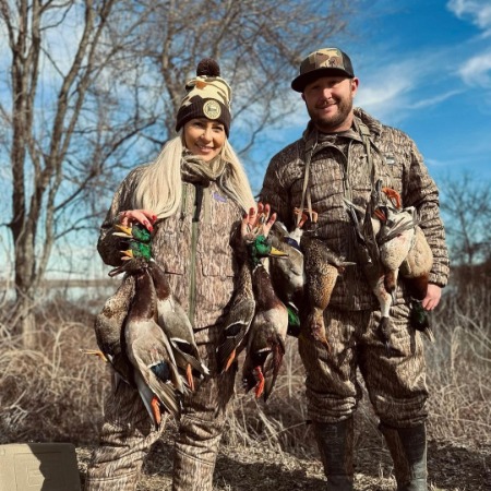 Lizzy Musi with her former partner Kyle Kelly. 